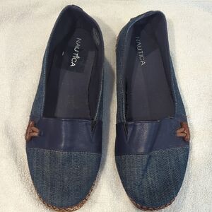 Nautica Women's Denim Blue Espadrilles